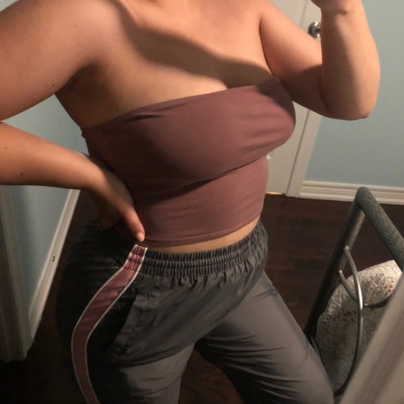 mauve tube top from pink / Victoria Secret - Picture 3 of 3